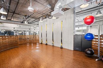Fitness center at l seven apartments in san francisco, ca 94103
